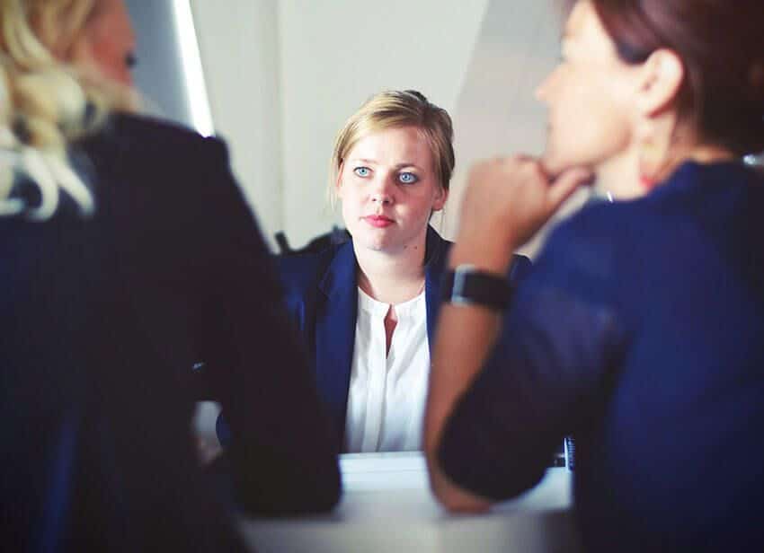 immigration lawyers Women discussing issue